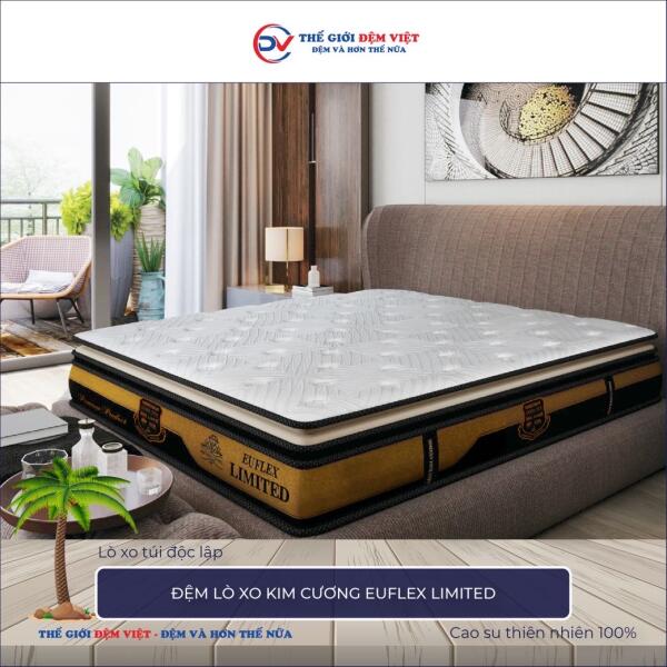 Đệm lò xo Kim Cương Euflex Limited